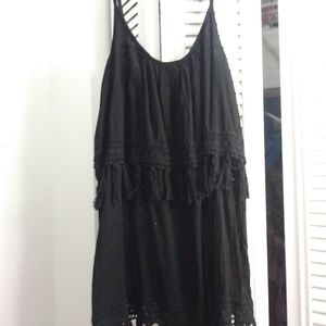Rip curl fringe mini dress